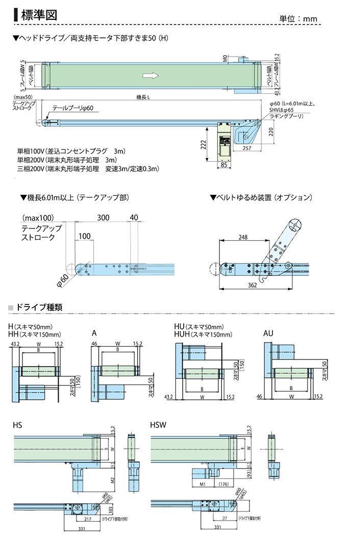 SHV（90Wクラス） 標準図